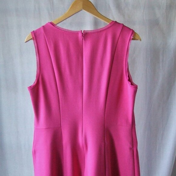 Talbots dress Barbie pink casual sleeveless size 12 summer feminine girlhoodcore - Picture 7 of 14